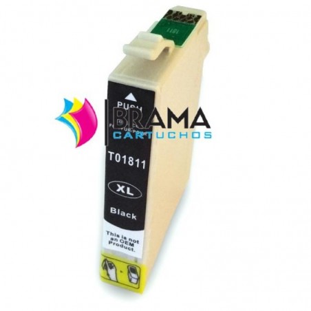 Cartucho de tinta compatible T1631 T16 XL Negro