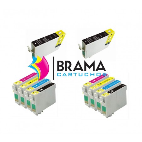 Set de 10 cartuchos T1291- T1294 - T1295 MULTIPACK