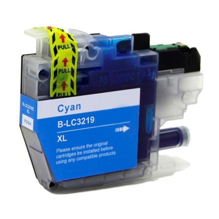 Cartucho de tinta compatible con Brother LC3219 / Lc3217 XL Cian