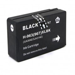 Cartucho de tinta preto compatível HP 963XL - 3JA30AE