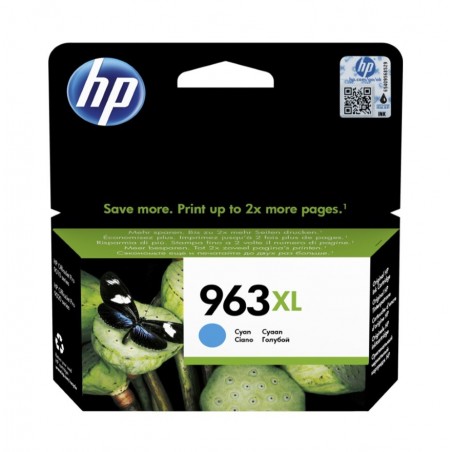 Cartouche d'encre cyan authentique HP 963XL - 3JA27AE