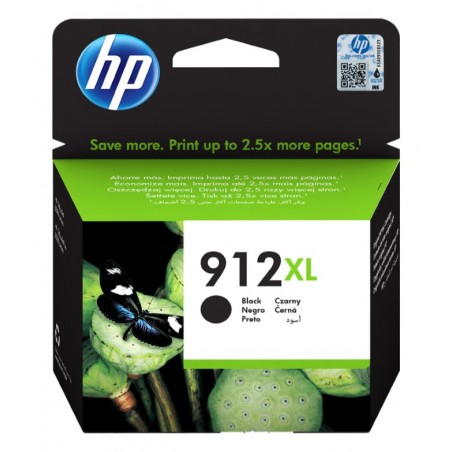 Cartouche d'encre noire authentique HP 912XL - 3YL84AE