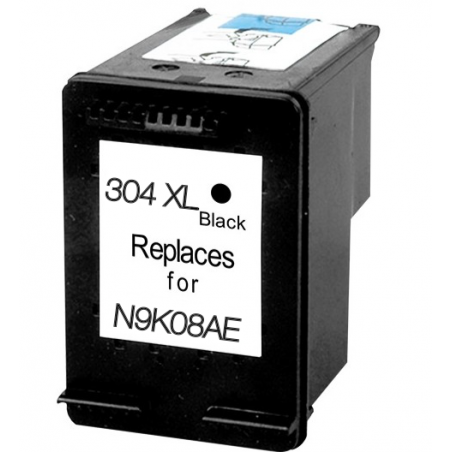 Cartucho de tinta reciclado Hp304Xl preto