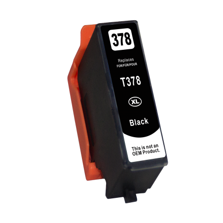 Cartucho de tinta compatível para Epson T3781XL Preto (13ml)