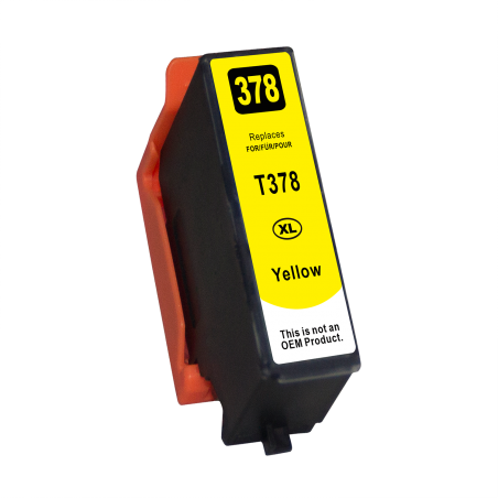 Cartucho de tinta compatible con Epson T3784XL Amarillo (13ml）