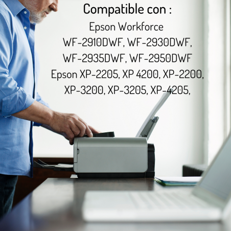 Cartucho de Tinta Compatible con Epson T604 XL - Amarillo -C13T10H44010