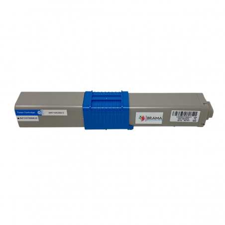 Cartucho de tóner compatible con Oki C332/ MC363 Cian