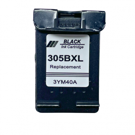 Cartucho de tinta preto reciclado HP 305XL - 3YM62AE - Novo chip