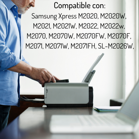 Cartucho de tóner compatible con Samsung MLT-D111S