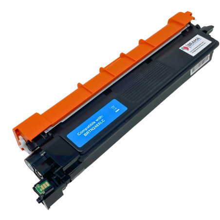 Cartouche de toner compatible avec Brother TN248XL - TN 248 XL C- Cyan