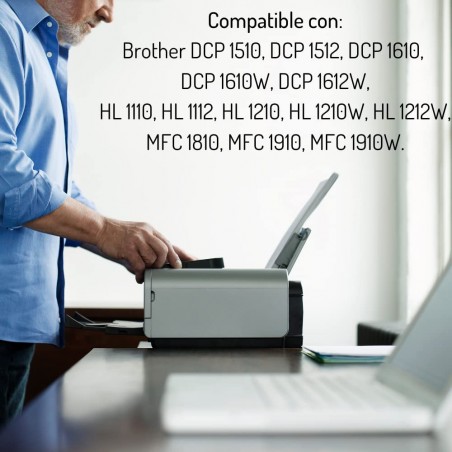 G&G Toner compatible con Brother Tn1050 XL - Calidad Premium