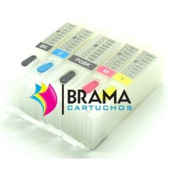 5 X Cartuchos recargables compatible con Canon Pgi570 Cli571
