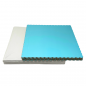 Pk de 5 Bases Extrafuertes Cuadradas de 30cm x 3mm y 5 Cajas de 30.4 x 30.4 x 15cm (Azul Cielo)