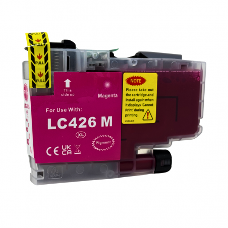 Cartucho de Tinta Compatible con Brother LC426 XL Magenta
