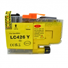 Tinta Cartucho Compatível com Brother LC426 XL Jaune