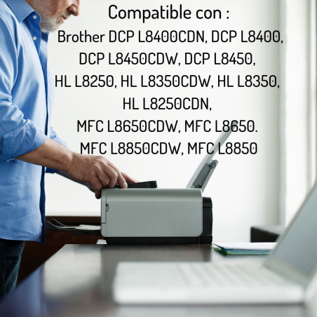 Cartucho de tóner compatible con Brother TN321 / TN331 Amarillo