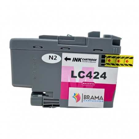 Cartucho de Tinta Compatible con Brother LC424 Magenta
