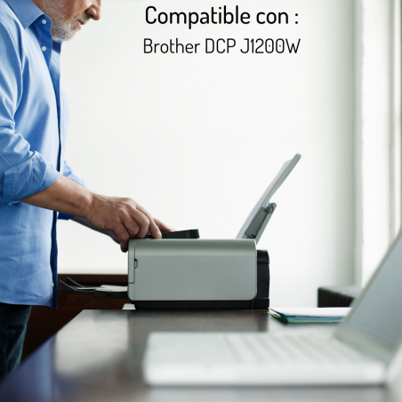 cCartucho de Tinta Compatible con Brother LC424 Amarillo