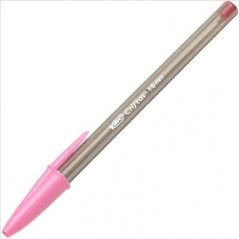 Bic Cristal Fun Caneta Esferográfica - Ponta Grossa de 1,6mm - Cor Rosa