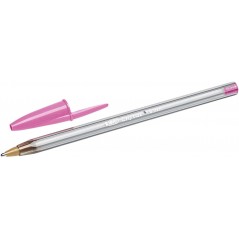 Bic Cristal Fun Caneta Esferográfica - Ponta Grossa de 1,6mm - Cor Rosa