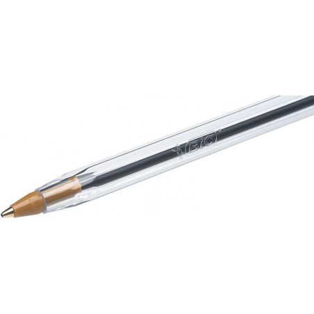 Bic Cristal Original Boligrafo de bola - Punta redonda de 1.0mm - Trazo 0.4mm - Color Verde