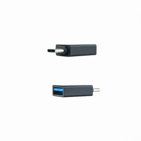 Nanocable Adaptador USB-C para USB 3.1 - USB-C/M-USB-A/H - Alumínio - Cor Preto