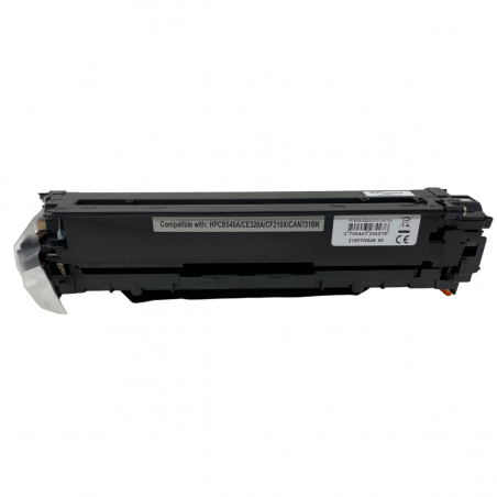 Cartouche de toner universelle compatible avec Hp CB540A CE320A CF210A Canon 731BK -2,2K