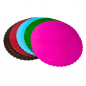 Decoracion Dulce 10 x Discos/Bases Extrafuertes de 25cm X 3 Mm. Altura para Pasteles (Multicolor-A)