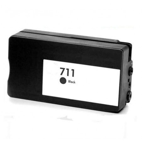 Cartouche Compatible avec HP 711XL Noir 73ml / Remplace CZ133A/CZ129A