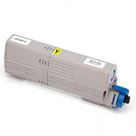 Toner compatible con Oki C532 / C542 / MC573 / MC563 Amarillo
