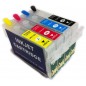 4 X Cartuchos recargables compatible con Epson T2701 - T2704