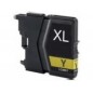 Cartucho de tinta compatible Brother LC985 amarillo - Sin caja
