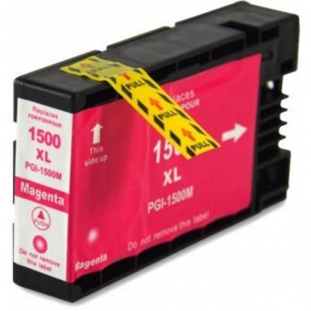 Cartucho de tinta pigmentada compatible con Canon pgi-1500 Y XL Magenta