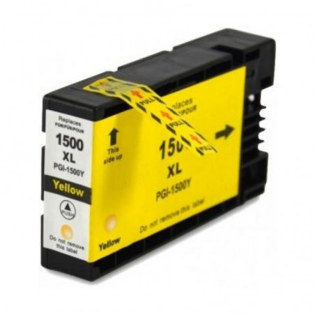 Cartucho de tinta pigmentada compatible con Canon pgi-1500 Y XL Amarillo